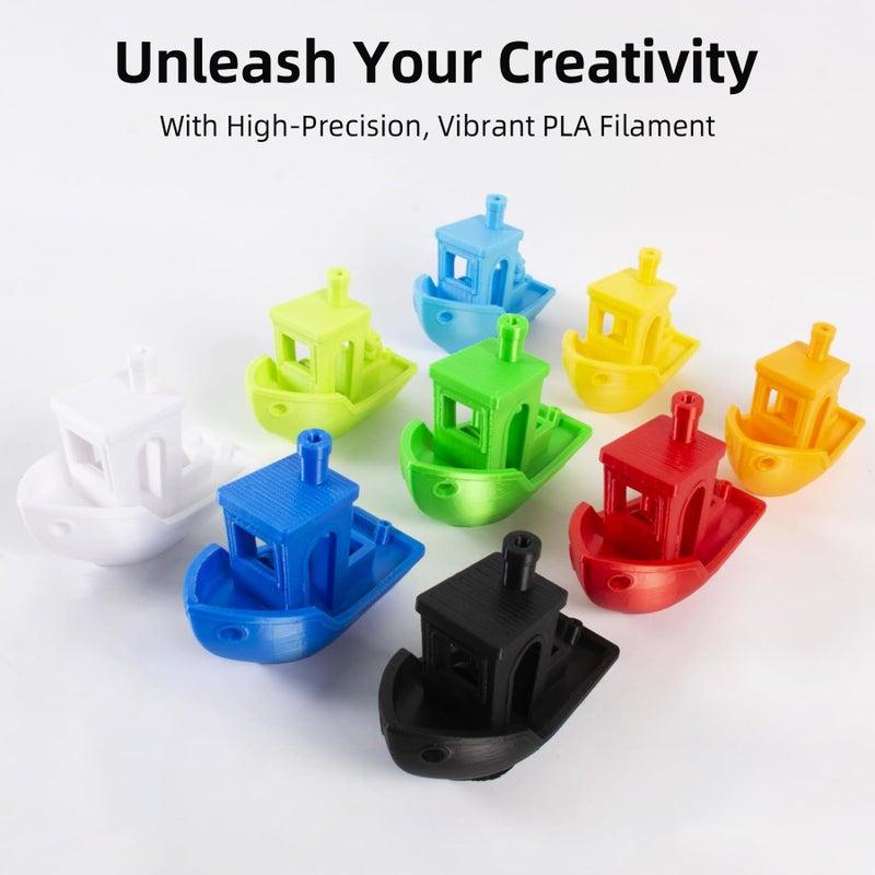 Geeetech PLA Filament 1.75mm Black, 1kg (2.2lbs) Spool, Neatly Wound 3D Printer Filament, Tangle-Free, Dimensional Accuracy +/- 0.02mm, Fits Most FDM 3D Printers - Image 5